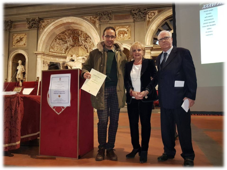 XXXVI Premio Firenze. Diploma di FINALISTA.