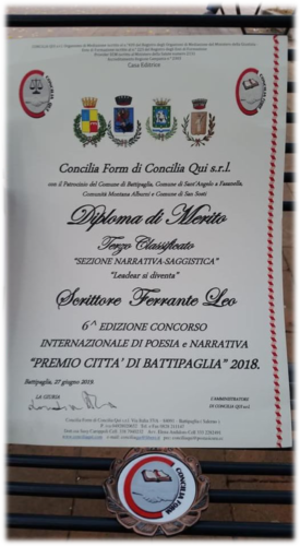 PREMIO CITTÀ DI BATTIPAGLIA 2018